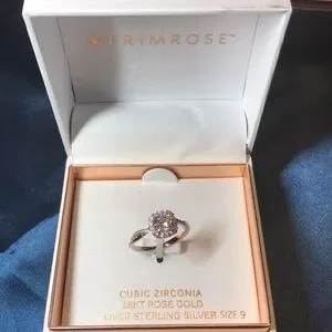 18kt Rose Gold Primrose Rings Cubic Zirconia PRIMROSE 18kt Rose